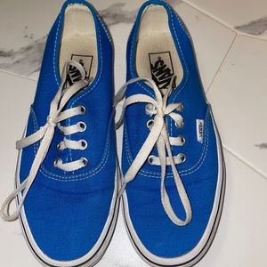 blue low top vans